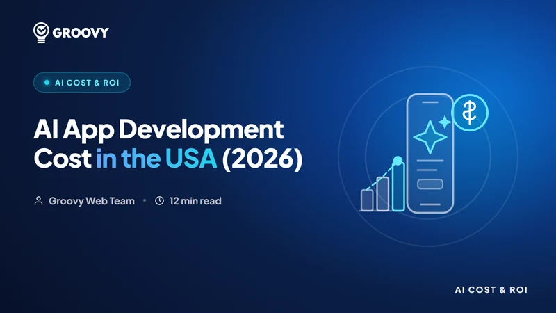 AI App Development Cost in the USA (2026): Real Pricing by Type