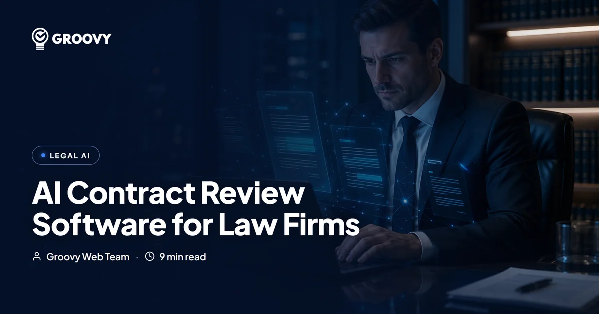 AI Contract Review Software for Law Firms: Cost, Build vs Buy & What to Vet (2026)