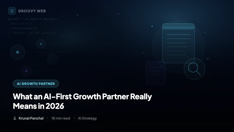 AI Growth Partner vs AI Vendor — The Right Model for Your Stage