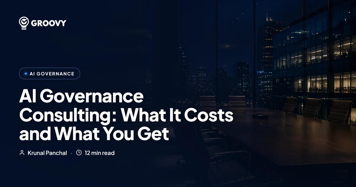 AI Governance Consulting: What It Costs and What You Actually Get