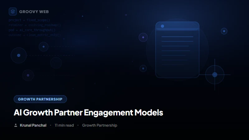AI Growth Partner Engagement Models: How to Choose the Right One