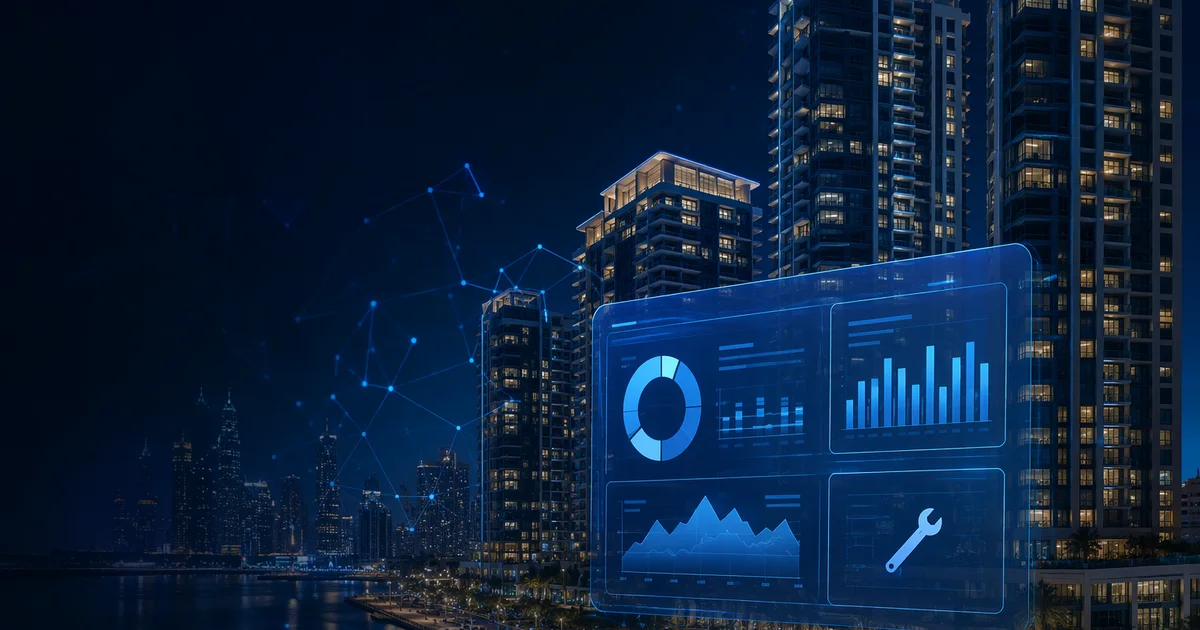 AI for UAE property management, a 24/7 multilingual leasing and maintenance assistant handling tenant requests and owner reporting across a residential portfolio, integrated with the property management system