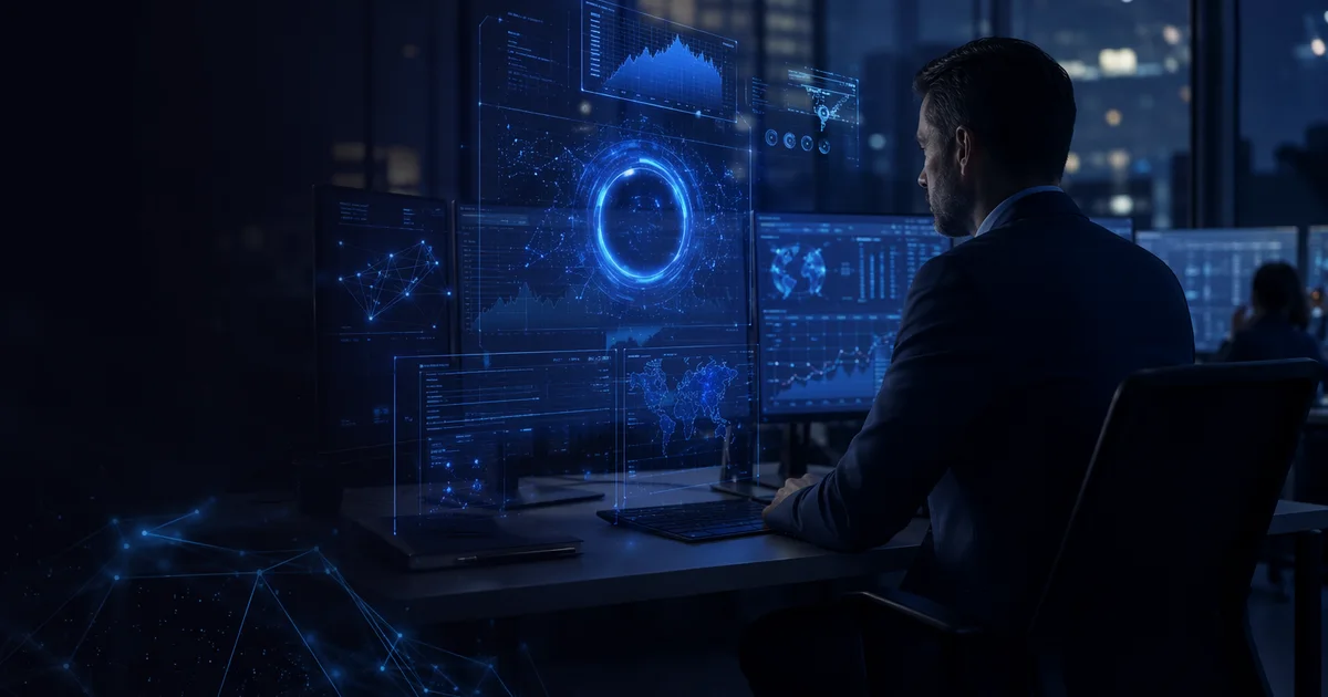 AI underwriting automation for an insurance carrier, an underwriter reviewing an AI-scored risk recommendation drawn from a submission, loss runs, and documents, with the underwriter making the final decision