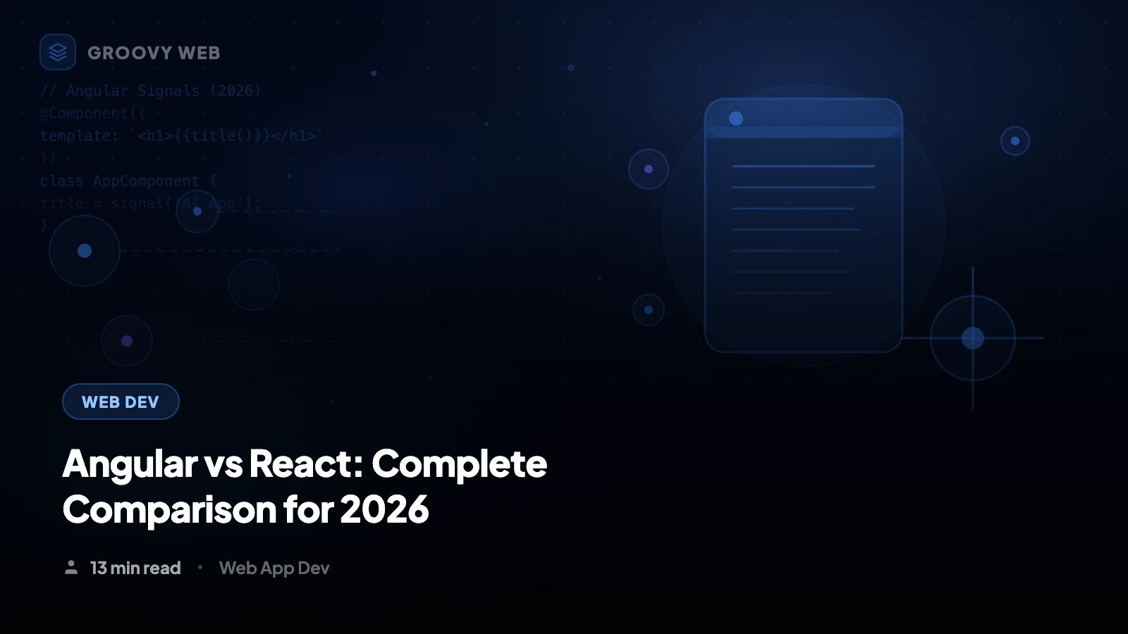 Angular vs React in 2026: 7 Key Differences That Matter