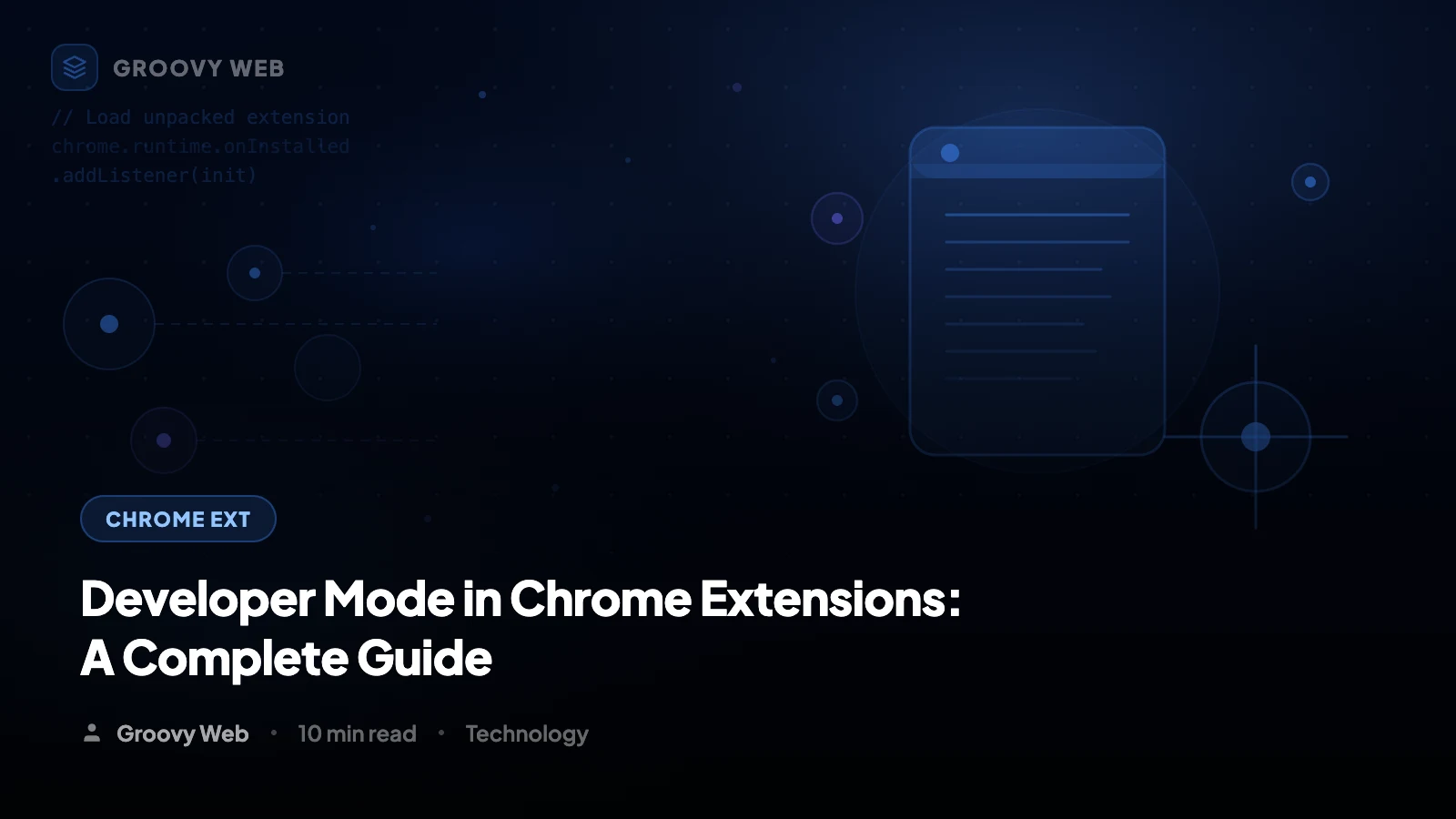 Chrome Extension Developer Mode: Complete Guide (2026)