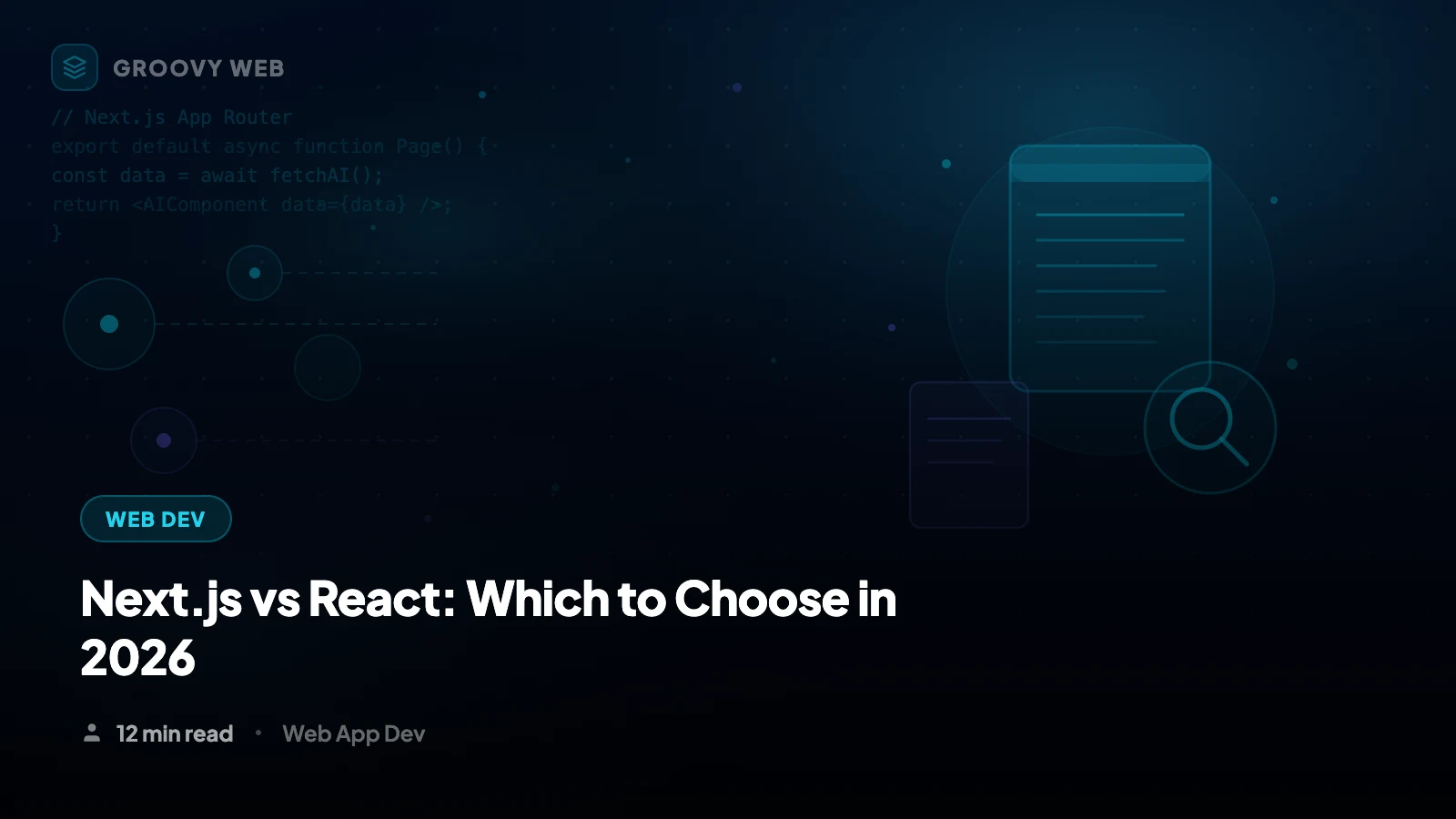 Next.js vs React: Which to Choose in 2026? (Honest Guide)