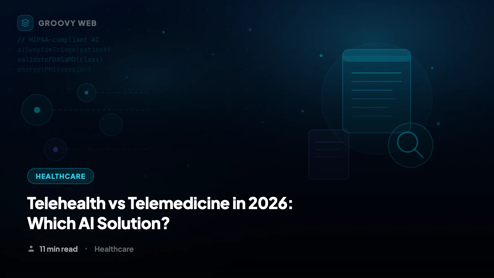 Telehealth vs Telemedicine in 2026: Which AI Solution Do You Need?
