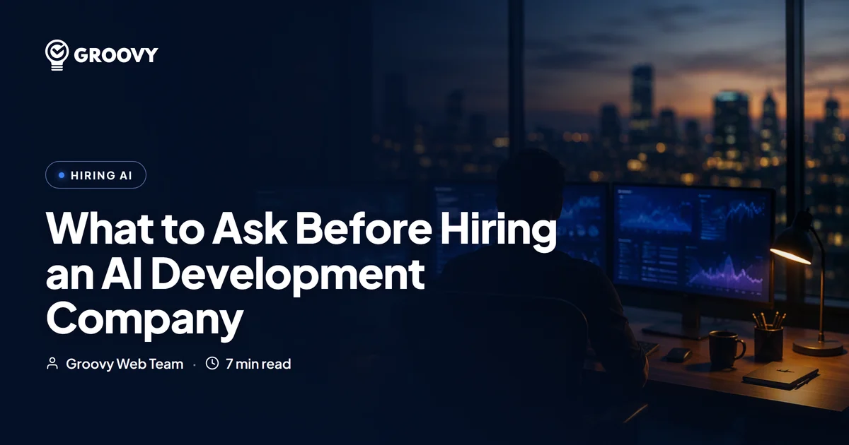 What to Ask Before Hiring an AI Development Company