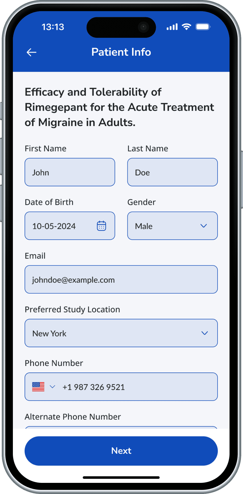 App screen 5