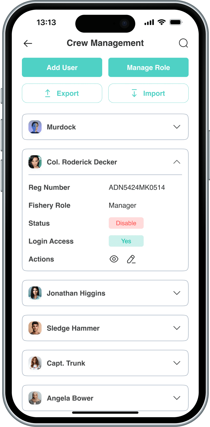 App screen 1