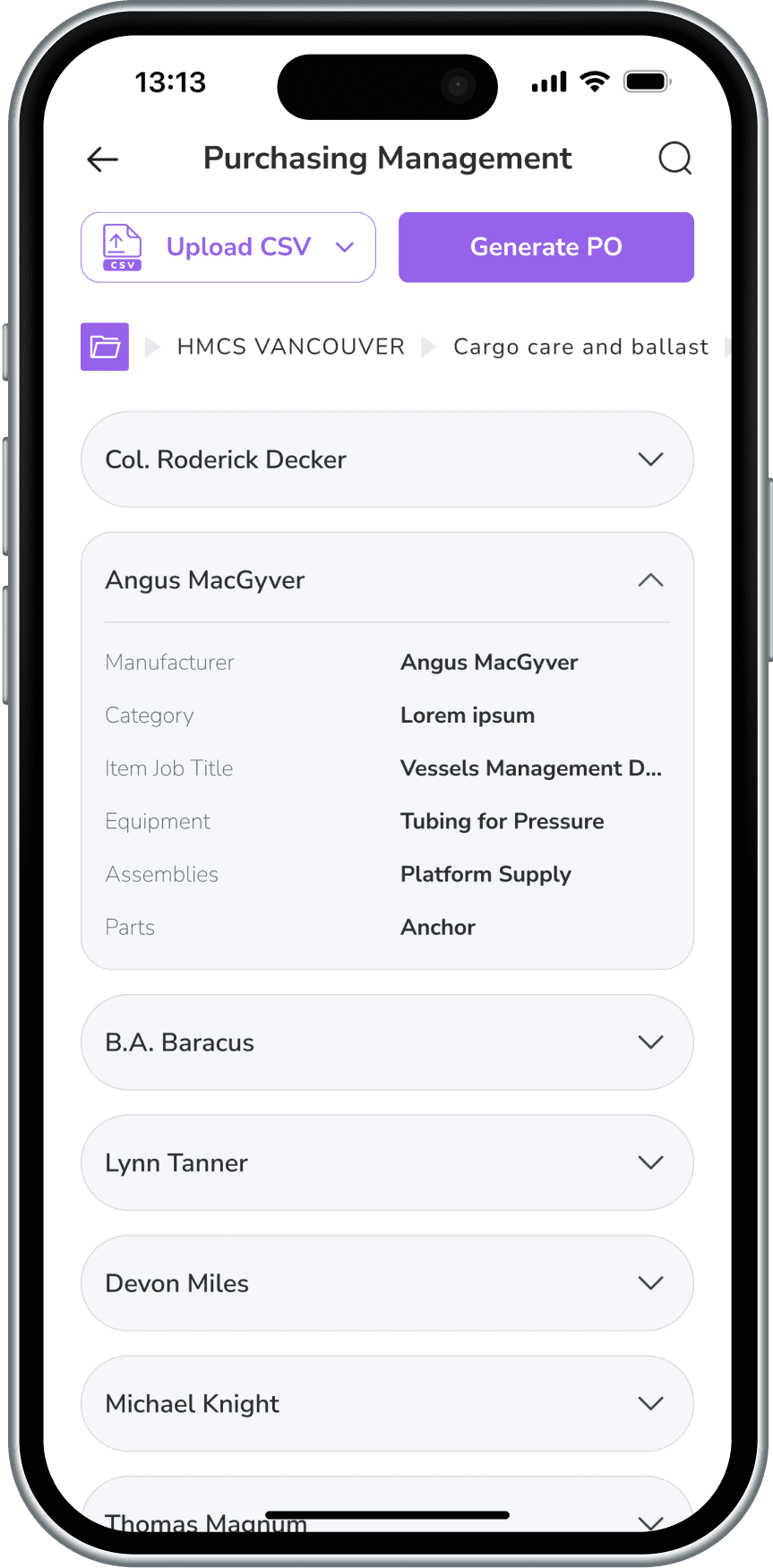 User preview