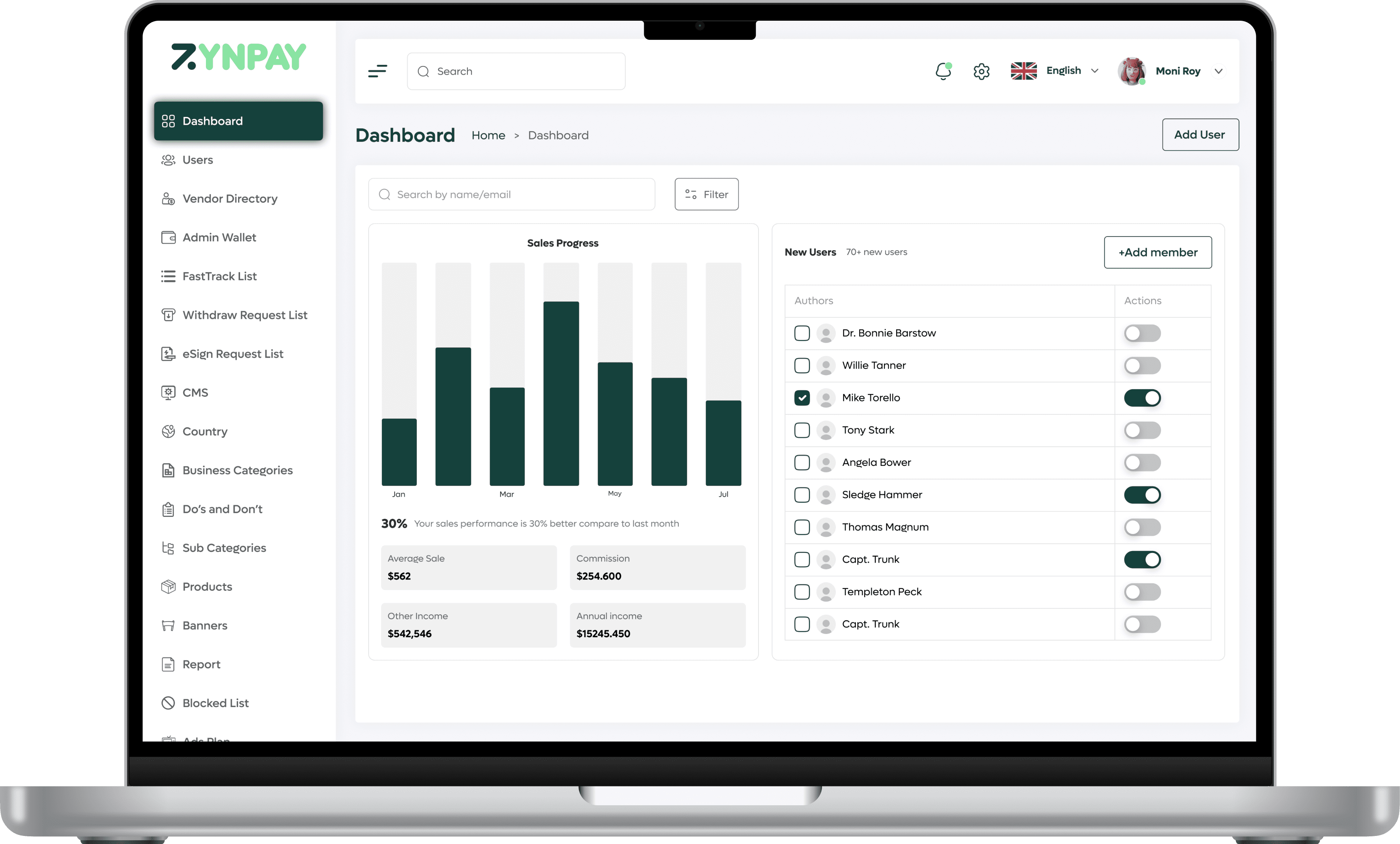 Admin preview